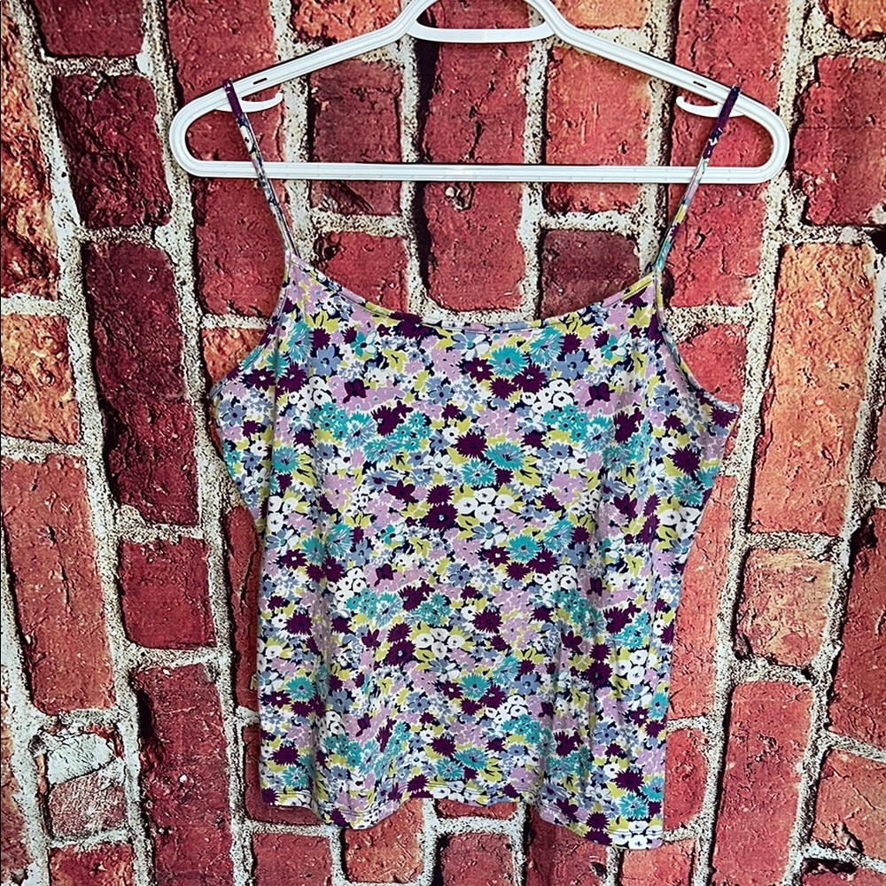 Ann Taylor LOFT Floral Camisole Top Size Large